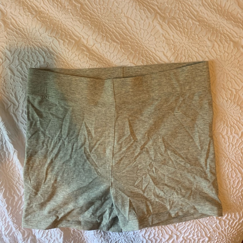 Grey Cotton Shorts